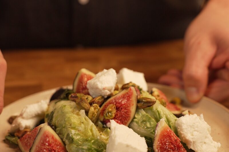 Fig and Goats cheese Salad 